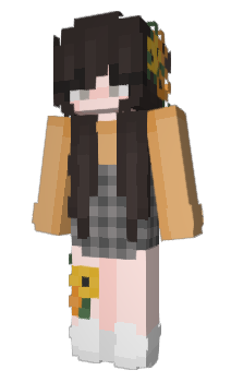 Minecraft skin CutiepieSamurai