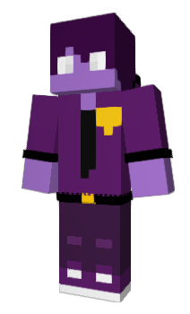 Minecraft скін по ніку purple_guy_fnaf