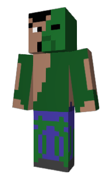 Minecraft skin botao