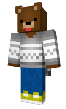 Minecraft скин по нику The_Bear_Plays