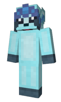 Minecraft skin Glaceon