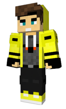 Steve with Lucky Block Minecraft Skin