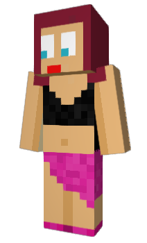 Minecraft скин по нику girlinbikini