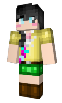 Minecraft скін по ніку Pinkunotora