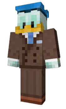 Minecraft скін по ніку DonaldTheDuck