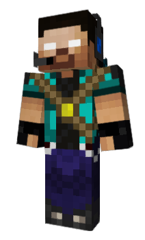 Minecraft skin DOMINICANO