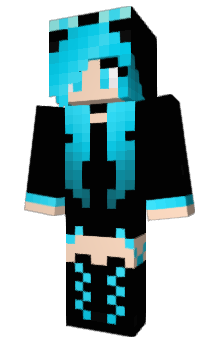 Minecraft skin EnderLadyX