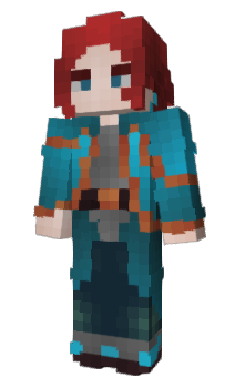 Minecraft skin WhiteGotika