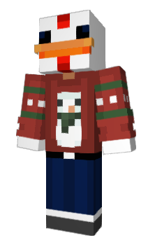 Minecraft skin Chacken