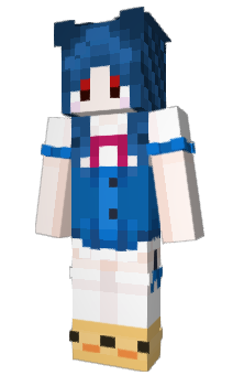 Minecraft skin rat_blue