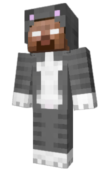 Herobrine - Minecraft skin (64x64, Steve)