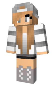 Minecraft скін по ніку cute12girl
