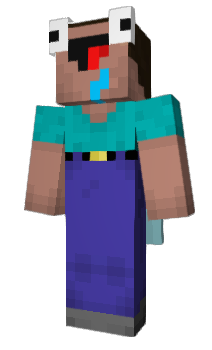 Minecraft скин по нику blueeyeswhiteD