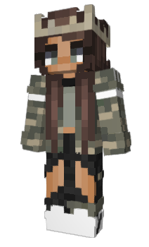 Minecraft skin baddiie