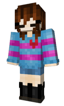 Minecraft skin Frisk__