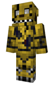 Minecraft скін по ніку Springtrap101