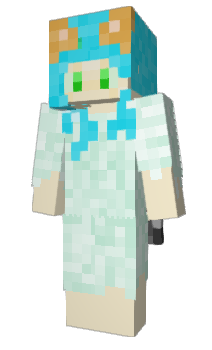 Minecraft скін по ніку LuminousCreature