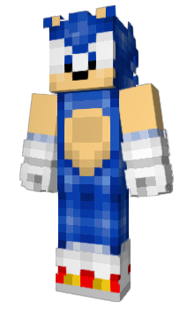 Minecraft skin Sonic109