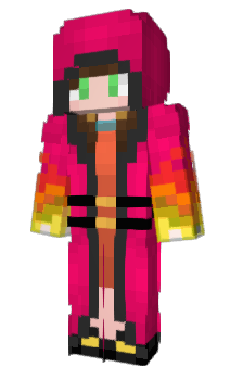 Minecraft skin PinkParrot