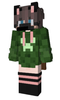Minecraft скин по нику Foxou25