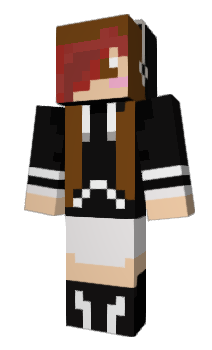 Minecraft skin GirlyBlack