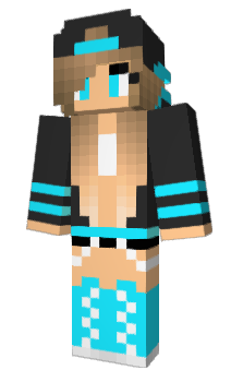 Minecraft skin BlueNina