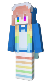 Minecraft skin Rainbow