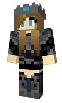 Minecraft skin emoblue