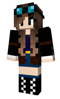 Minecraft skin GirlPowerRR