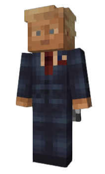 Minecraft скин по нику PresidenteTrump