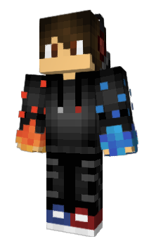 Minecraft скін по ніку FlameHunter