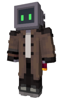 Minecraft skin DigitCube