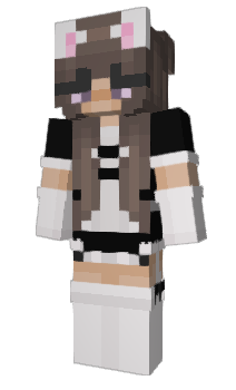 Minecraft skin CloverlucyMC