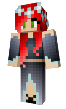 Minecraft скин по нику RedHairWitch