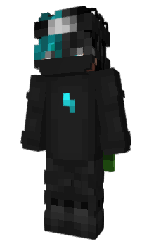 Minecraft skin BlackHeroBR
