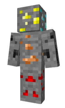 Minecraft skin HalfOf