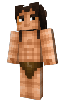 Minecraft skin Tarzan