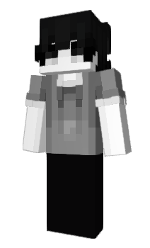 Minecraft skin lentesnegros