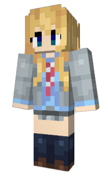 Minecraft скин по нику KaoriMiyazono