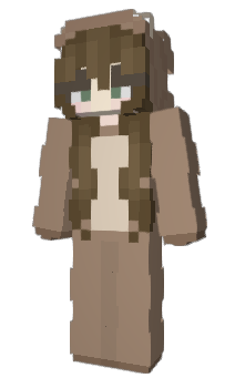 Minecraft skin monkegirl