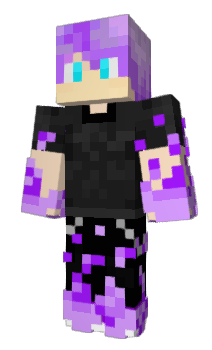 Minecraft skin PurpleMorphSuit
