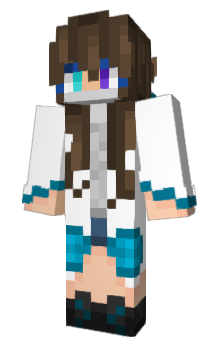 Minecraft skin ShiroWhite