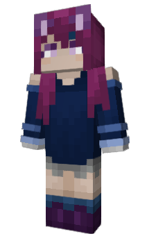 Minecraft скин по нику QueenKitty