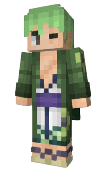 Minecraft skin Zoro