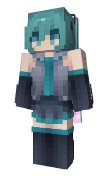 Minecraft скин по нику SupportMiku