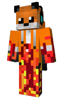 Minecraft skin Infernovulpix