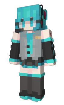 Minecraft skin HatusneMiKu