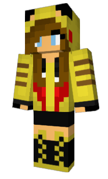 Minecraft skin Pikachu0919