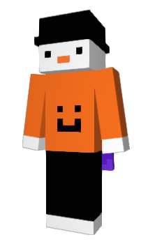 Minecraft skin Schneemaenchen