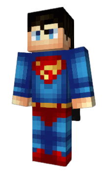 Minecraft skin Superman